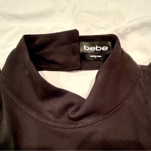 Bebe Black Backless Crop Top - Picture 4 of 4